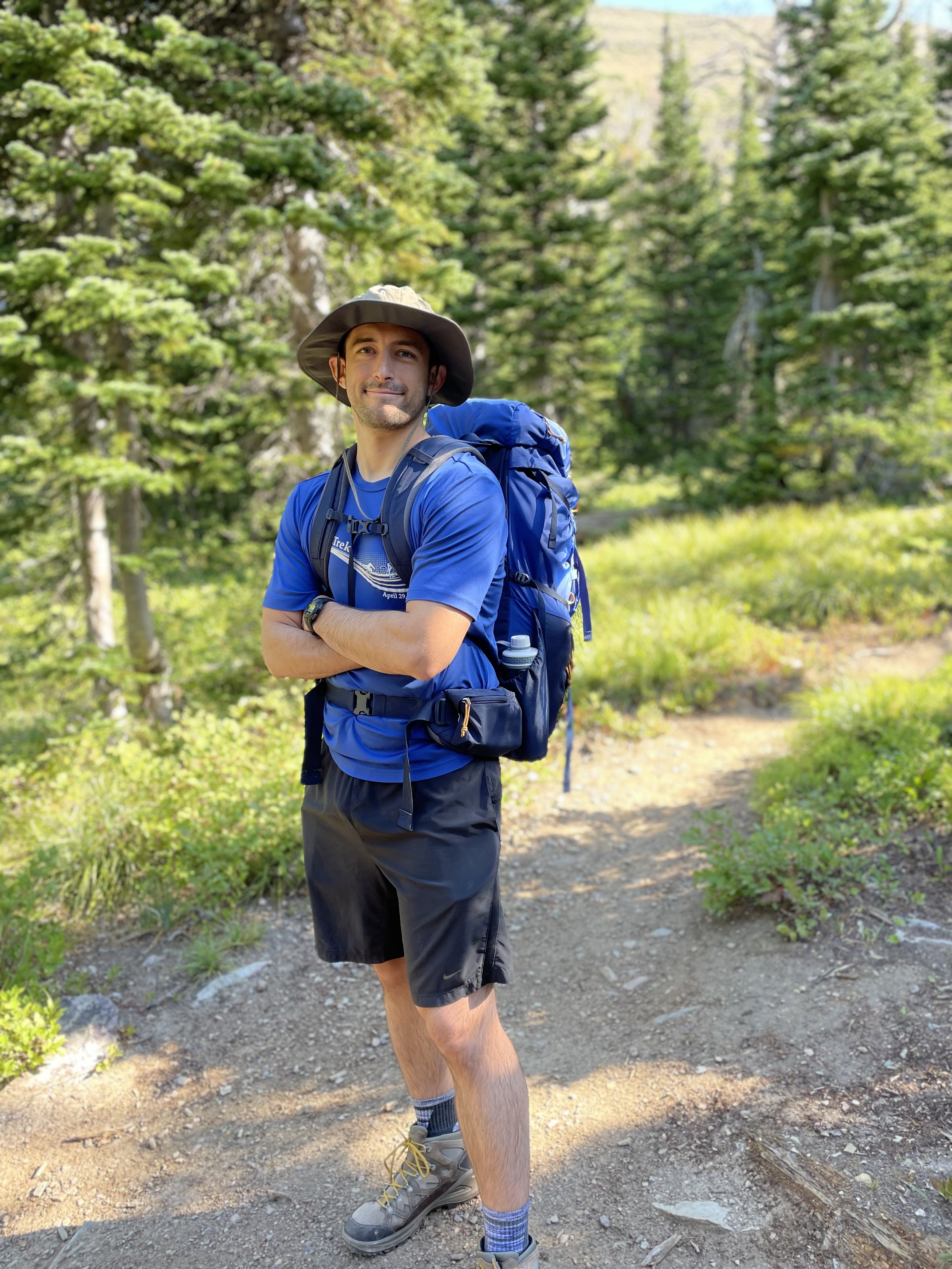 Ryan Creps hiking