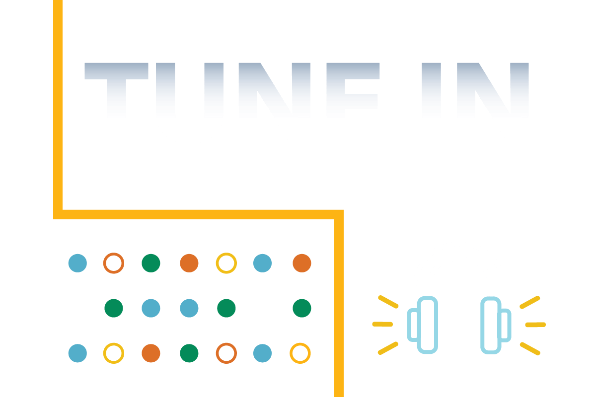 Tune In college podcast hero image