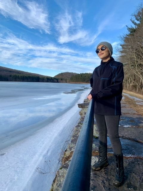 Leigh Pinkston at Lake