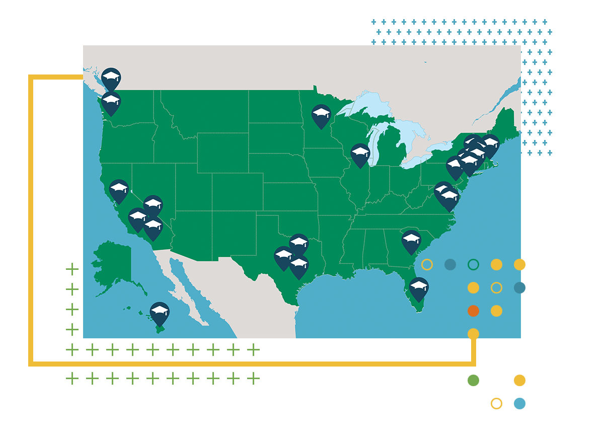 Locations illustration